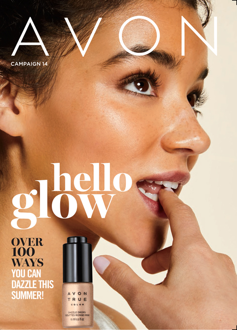 Currently Shopping Avon Campaign 14 Brochure: hello glow. Avon Outlet. Avon Flyers.
