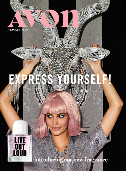 Currently Shopping Avon Campaign 22 Book: EXPRESS YOURSELF! introducing our new women’s fragrance.