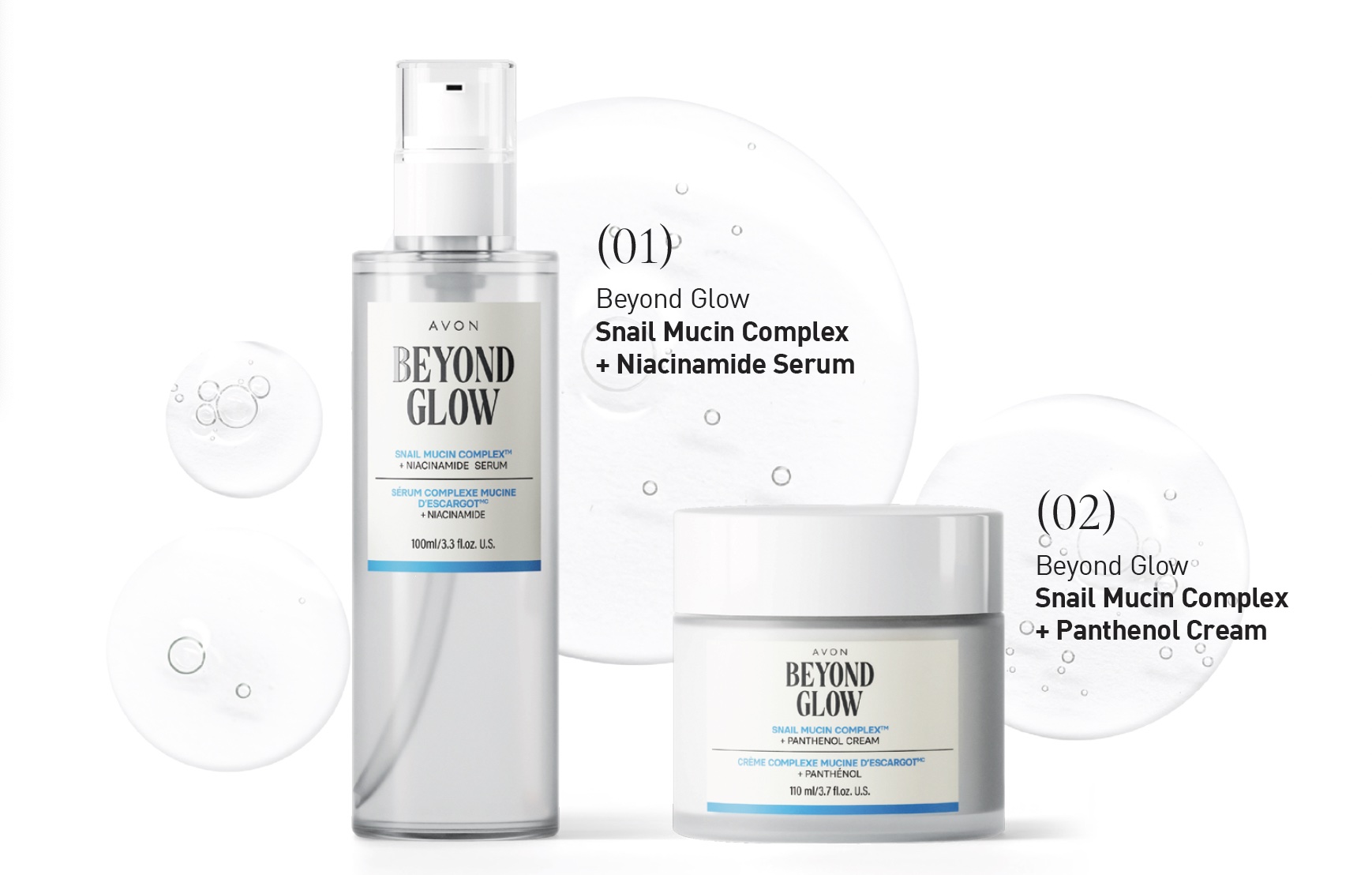 Get that glass-skin look of smooth, translucent, glowing skin with Beyond Glow Skin Care Line