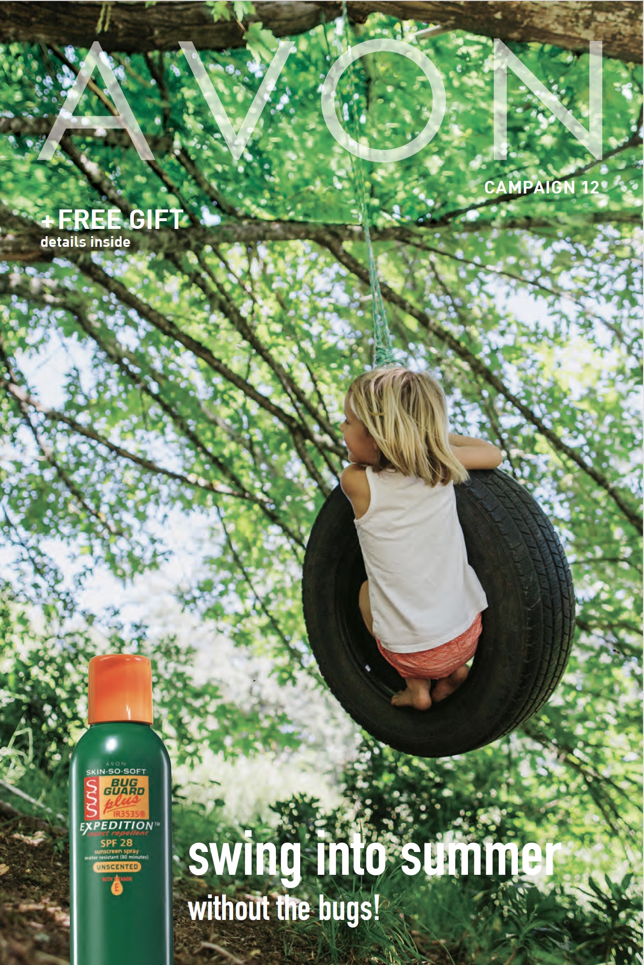 Currently Shopping Avon USA Campaign 12 Brochure: swing into summer without the bugs!