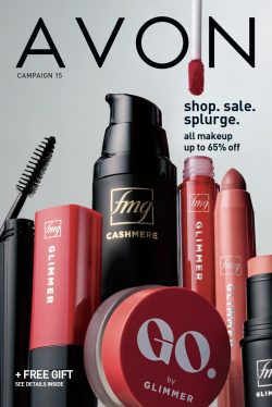 Currently Shopping Avon USA Campaign 15 Brochure: shop. sale. splurge.