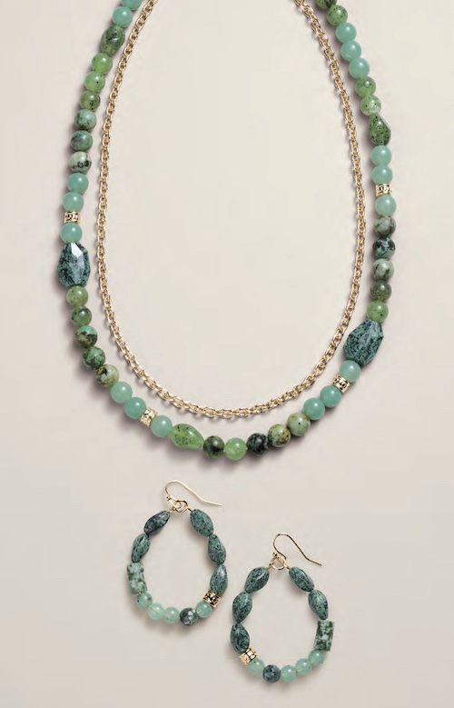 Avon USA Campaign 14 2026 Jewelry: Grounding Greens